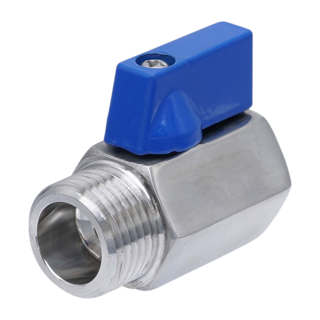 G 1/8'' M/F 2-Wege Edelstahl Mini Kugelhahn 69 Bar PTFE - TamesonPRO 1113-018-MF