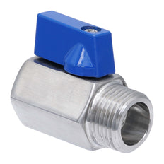 G 1'' M/F 2-Wege Edelstahl Mini Kugelhahn 69 Bar PTFE - TamesonPRO 1113-100-MF