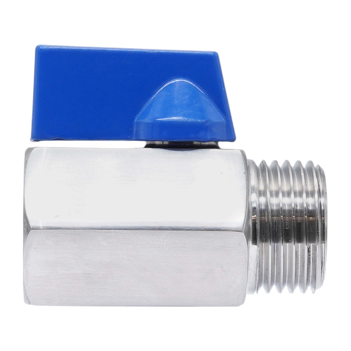 G 1'' M/F 2-Wege Edelstahl Mini Kugelhahn 69 Bar PTFE - TamesonPRO 1113-100-MF