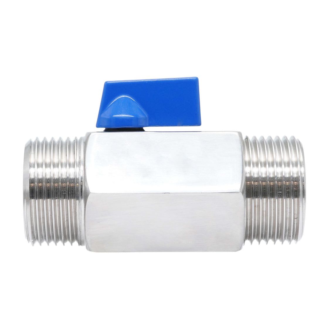 G 1'' M/M 2-Wege Edelstahl Mini Kugelhahn 69 Bar PTFE - TamesonPRO 1113-100-M