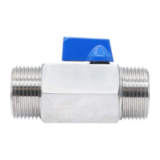 G 1'' M/M 2-Wege Edelstahl Mini Kugelhahn 69 Bar PTFE - TamesonPRO 1113-100-M