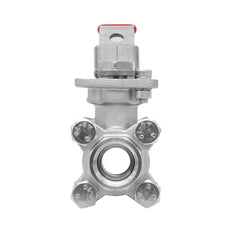 Rp 1/2'' 3-Teiliger 2-Wege Edelstahl Kugelhahn 69 bar RTFE ISO-Top F03/F04 - TamesonPRO 1121-012