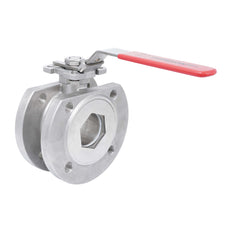 DN20 PN40 1-Teil 2-Wege Edelstahl Flansch Kugelhahn PTFE ISO-Top F03 - TamesonPRO 1122-020
