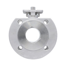 DN20 PN40 1-Teil 2-Wege Edelstahl Flansch Kugelhahn PTFE ISO-Top F03 - TamesonPRO 1122-020