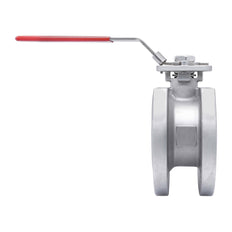 DN20 PN40 1-Teil 2-Wege Edelstahl Flansch Kugelhahn PTFE ISO-Top F03 - TamesonPRO 1122-020