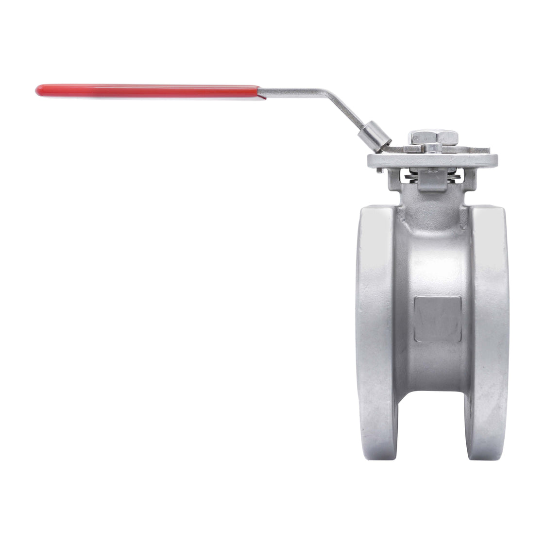 DN25 PN40 1-Teil 2-Wege Edelstahl Flansch Kugelhahn PTFE ISO-Top F04 - TamesonPRO 1122-025