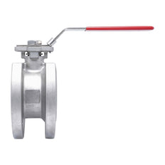 DN20 PN40 1-Teil 2-Wege Edelstahl Flansch Kugelhahn PTFE ISO-Top F03 - TamesonPRO 1122-020