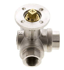 G1/2'' 3-Wege-Kugelhahn mit L-Anschluss Messing ISO-Top 40bar - BL3BAL