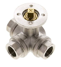 G1/2'' 3-Wege-Kugelhahn mit L-Anschluss Messing ISO-Top 40bar - BL3BAL