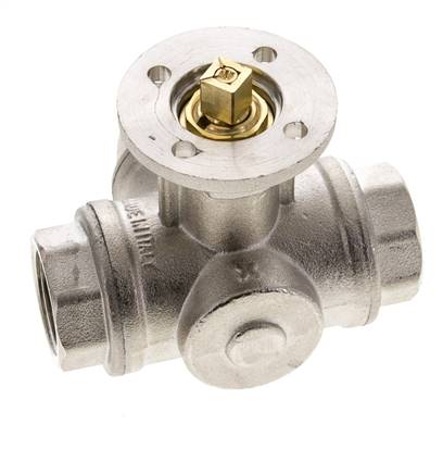 G3/4'' 3-Wege-Kugelhahn mit L-Anschluss Messing ISO-Top 40bar - BL3BAL