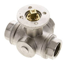 G3/4'' 3-Wege-Kugelhahn mit L-Anschluss Messing ISO-Top 40bar - BL3BAL