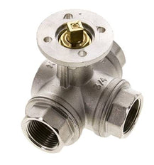 G3/4'' 3-Wege-Kugelhahn mit L-Anschluss Messing ISO-Top 40bar - BL3BAL