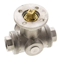 G3/8'' 3-Wege-Kugelhahn mit L-Anschluss Messing ISO-Top 40bar - BL3BAL