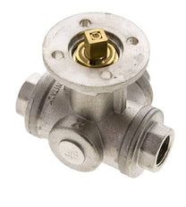 G3/8'' 3-Wege-Kugelhahn mit L-Anschluss Messing ISO-Top 40bar - BL3BAL