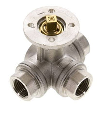 G1/2'' 3-Wege-Kugelhahn mit T-Anschluss Messing ISO-Top 40bar - BL3BAT