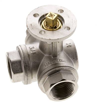 G3/4'' 3-Wege-Kugelhahn mit T-Anschluss Messing ISO-Top 40bar - BL3BAT