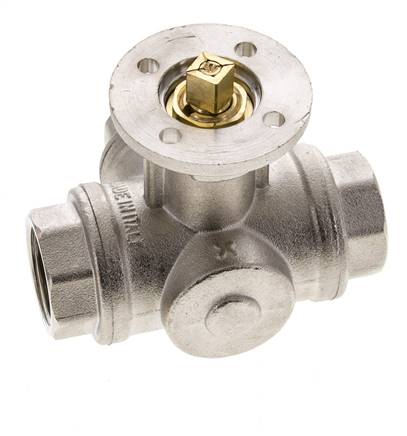 G3/4'' 3-Wege-Kugelhahn mit T-Anschluss Messing ISO-Top 40bar - BL3BAT