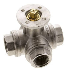 G3/4'' 3-Wege-Kugelhahn mit T-Anschluss Messing ISO-Top 40bar - BL3BAT