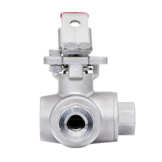 G 1-1/4'' 3-Wege T-Port Edelstahl Kugelhahn 69 Bar PTFE ISO-Top F04/F05 - TamesonPRO 1125-114-T