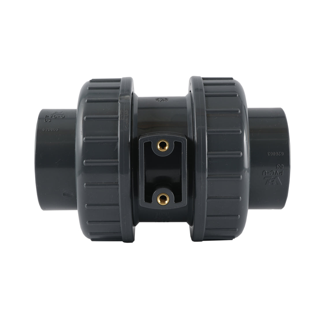 63mm 2-Wege PVC Pneumatische Kugelhahn Feder Offen - VDL