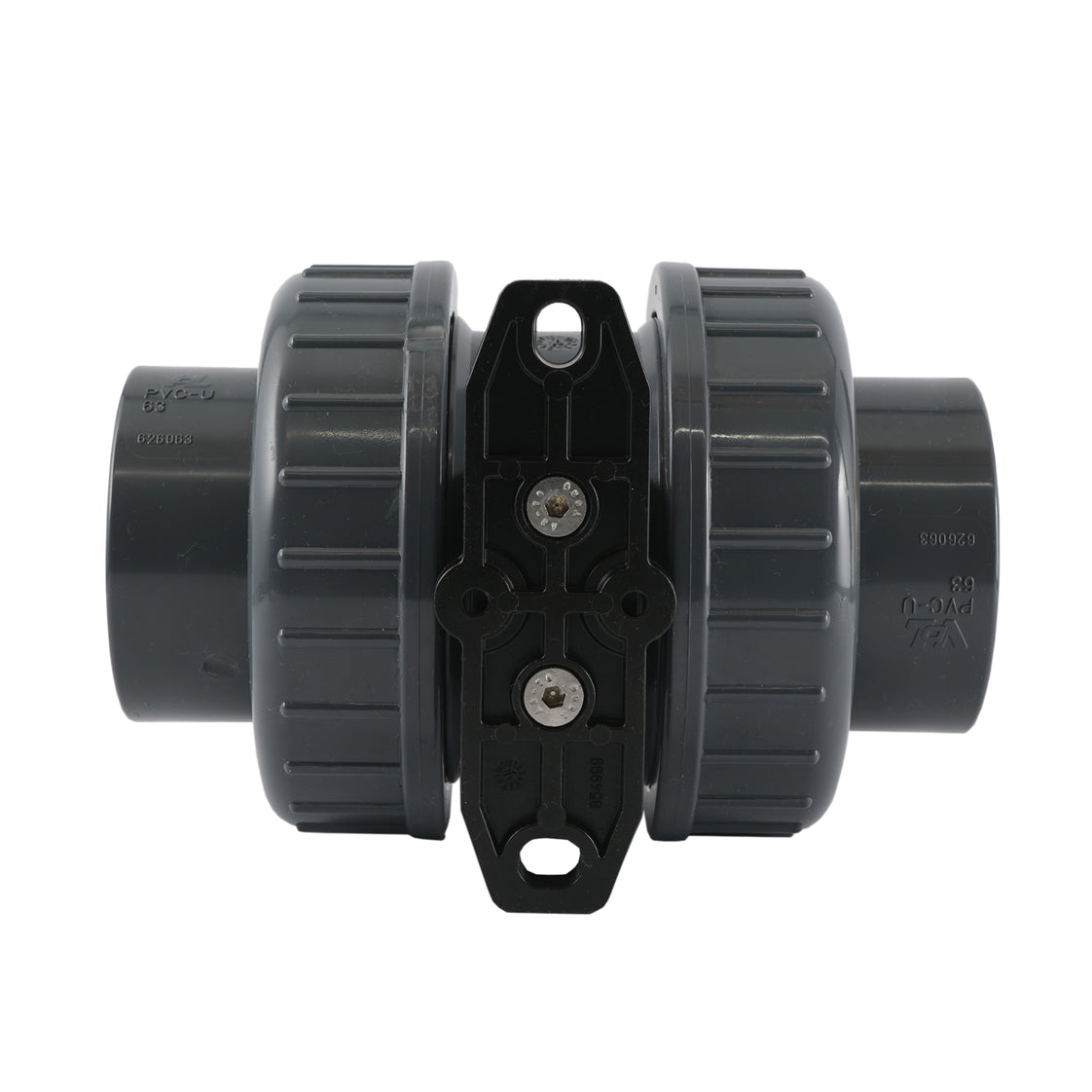63mm 2-Wege PVC Pneumatische Kugelhahn Feder Offen - VDL