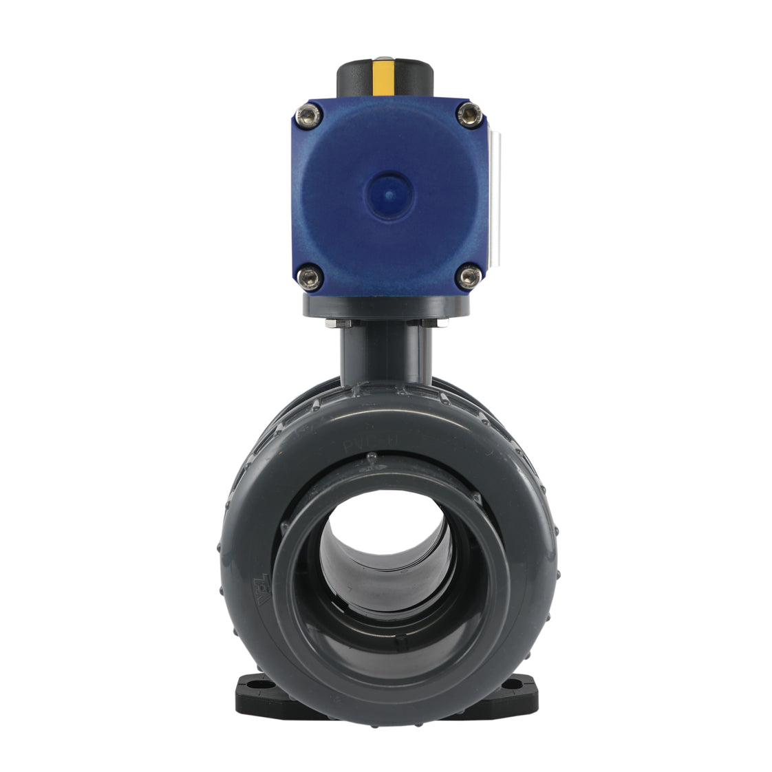 63mm 2-Wege PVC Pneumatische Kugelhahn Feder Offen - VDL