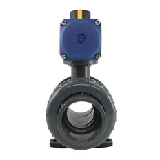 63mm 2-Wege PVC Pneumatische Kugelhahn Feder Offen - VDL