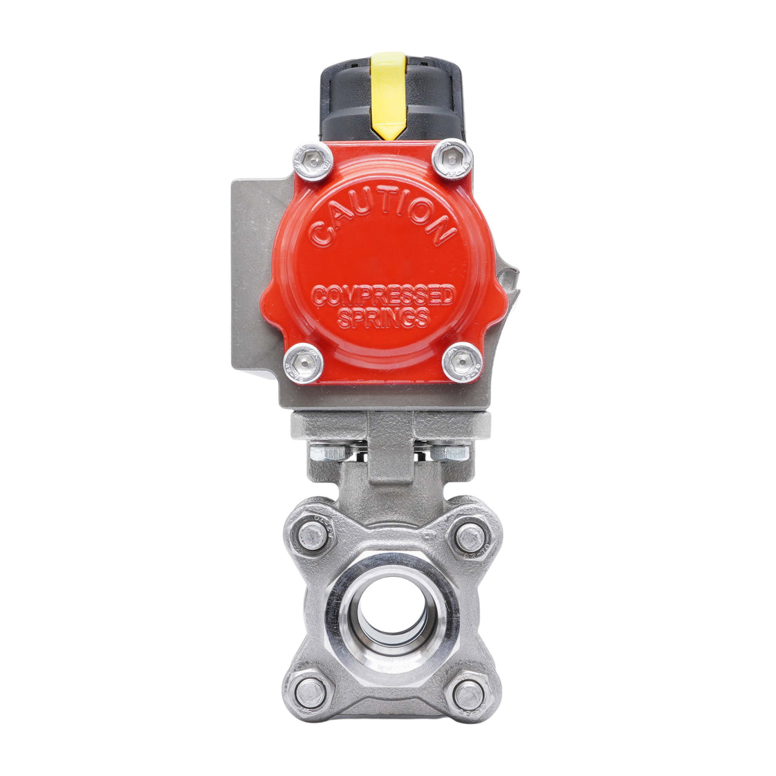 Pneumatischer Kugelhahn G3/8'' Edelstahl Doppelt Wirkend