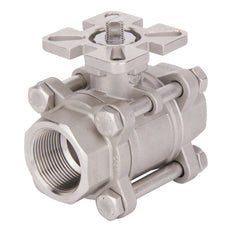 G1-1/4'' 2-Wege Pneumatisches Kugelhahn aus rostfreiem Stahl Feder offen - BL2SA3