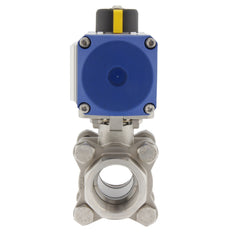 G1-1/4'' 2-Wege Kugelhahn aus rostfreiem Stahl Pneumatisch doppeltwirkend - BL2SA3