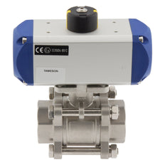 G1-1/4'' 2-Wege Kugelhahn aus rostfreiem Stahl Pneumatisch doppeltwirkend - BL2SA3