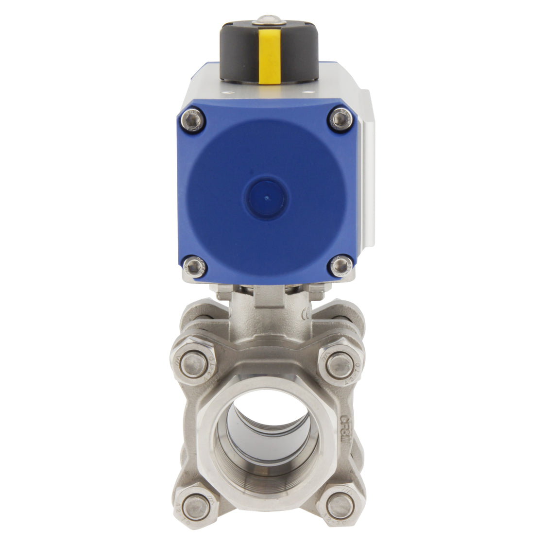 G1-1/4'' 2-Wege Kugelhahn aus rostfreiem Stahl Pneumatisch doppeltwirkend - BL2SA3