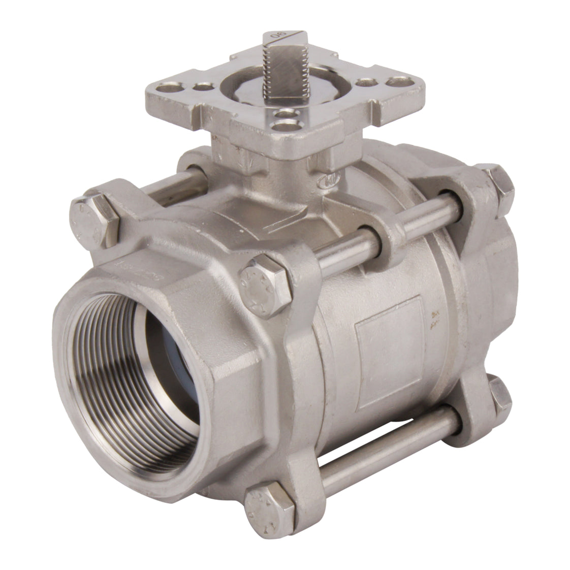 G2-1/2'' 2-Wege Pneumatischer Kugelhahn aus rostfreiem Stahl Feder geschlossen - BL2SA3