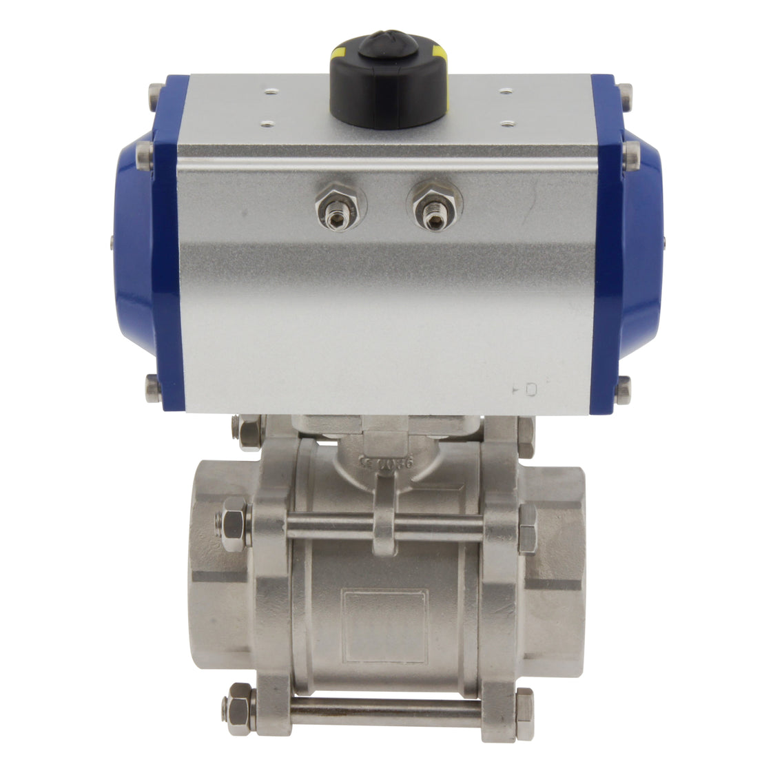 G1-1/2'' 2-Wege Pneumatisches Kugelhahn aus rostfreiem Stahl Feder offen - BL2SA3