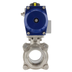 G3'' 2-Wege-Edelstahl-Pneumatik-Kugelhahn Feder offen - BL2SA3