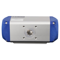 G1-1/4'' 3-Wege T-Port Messing Pneumatische Kugelventil Feder Geschlossen - BL3BA