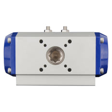 G2'' 3-Wege L-Port Messing Pneumatische Kugelhahn Doppelt Wirkend - BL3BA