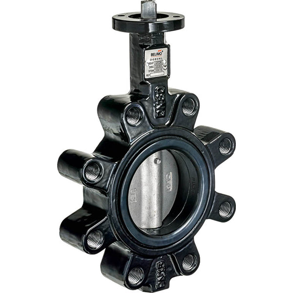 Belimo Absperrklappe DN100/PN16 Lug 24VAC/DC Offen/Geschlossen GGG40 EPDM IP67 ISO 5211 35s 90Nm D6100NL/DRC24G-5