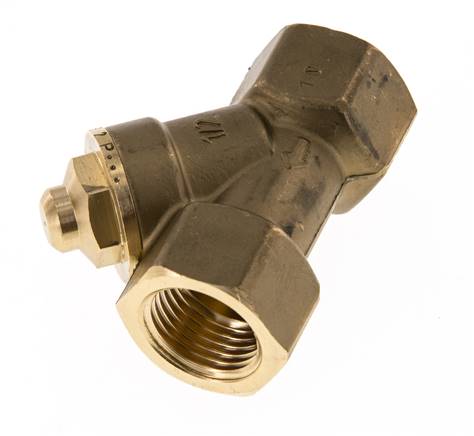 Rp 1/2'' Messing Schrägsitz-Rückschlagventile 10 Bar (145 Psi) FKM