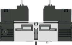 Festo 2x3/2 NC Monostabil Magnetventil Baugröße 18mm ISO 15407-1 400l/min - 547149