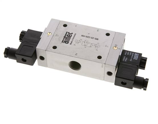 3/2 G1/2'' (G1/8'') Bistabiles Magnetventil Externe Steuerung 12V DC 0-10bar/0-140psi Airtec