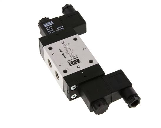 3/2 G1/4'' Bistabiles Magnetventil 24V AC 1,5-10bar/21,0-140psi Airtec