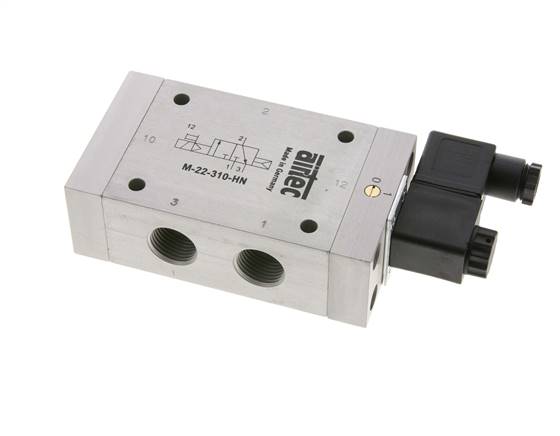 3/2 G1/2'' NO-Magnetventil 115V AC 1-10bar/14-140psi Airtec