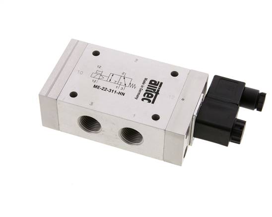 3/2 G1/2'' (G1/8'') Magnetventil Externe Vorsteuerung 115V AC 0-10bar/0-140psi Airtec
