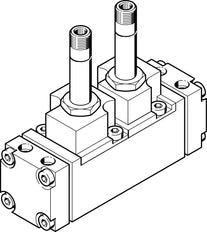 Festo 5/2 Bistabiler Luft Magnetventil Anschlussplatte 1.5 - 8bar/22 - 116psi - 6228