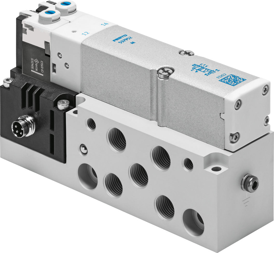 Festo 2x3/2 NO/NC Monostabiles Luft Magnetventil G1/8 550l/min - 537970