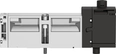 Festo 5/2 Monostabil Luft Magnetventil Baugröße 26mm ISO 15407-2 1100l/min - 8033021