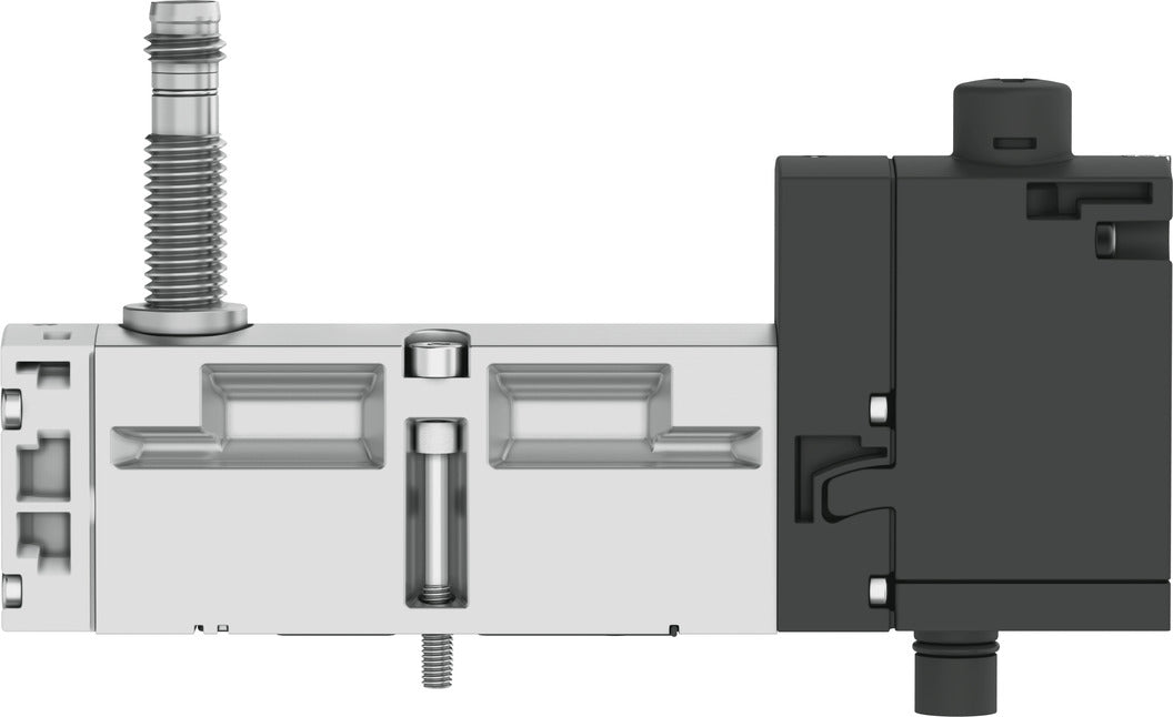 Festo 5/2 Monostabil Magnetventil Luft Baugröße 18mm ISO 15407-2 550l/min - 8033479