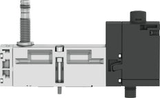 Festo 5/2 Monostabil Magnetventil Luft Baugröße 18mm ISO 15407-2 550l/min - 8033479