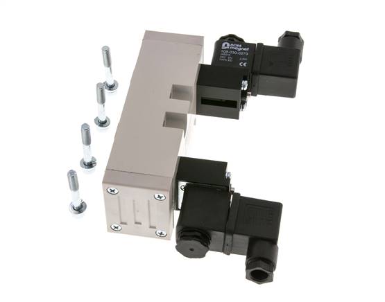 5/2 ISO 5599-2 Bistabiles Magnetventil 12V DC 1,5-10bar/21,0-140psi YPC